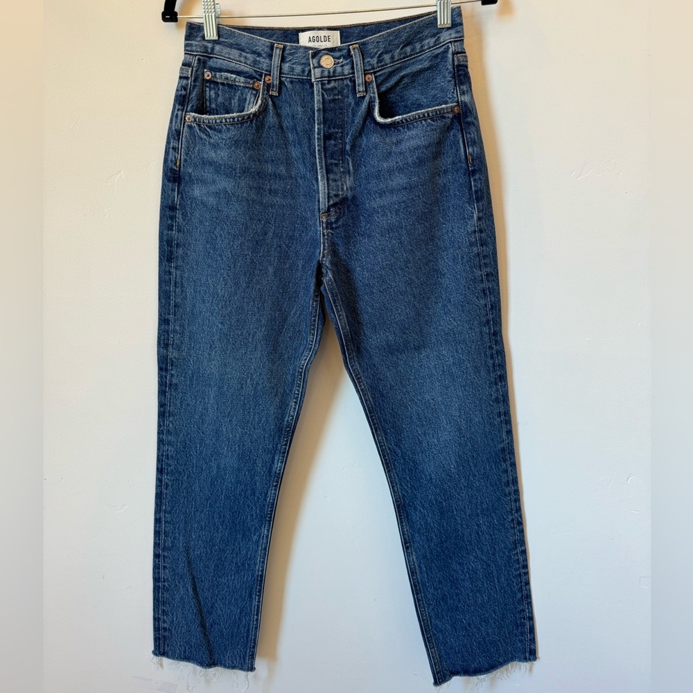 Agolde Riley crop jean
